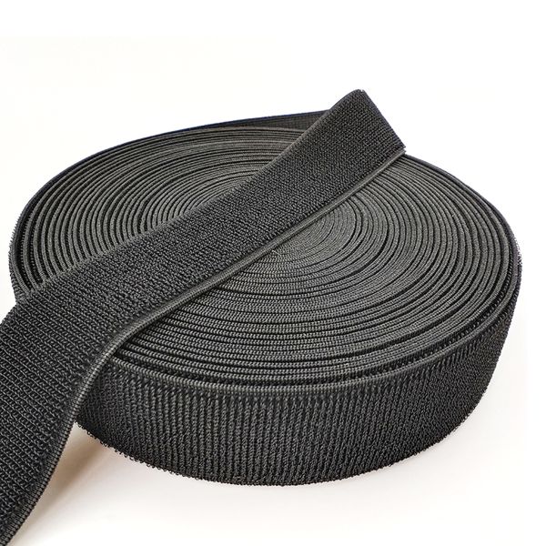 DANSKY Comfortable Soft Elastic Loop Tape Nylon Knitted Breathable Unbrushed Loop Band for Sport