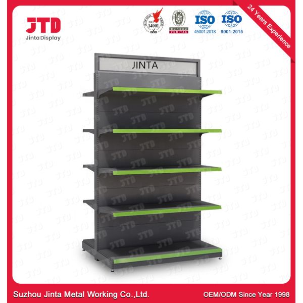 Exposição do supermercado do tela plano que arquiva o leite do metal Q235 branco