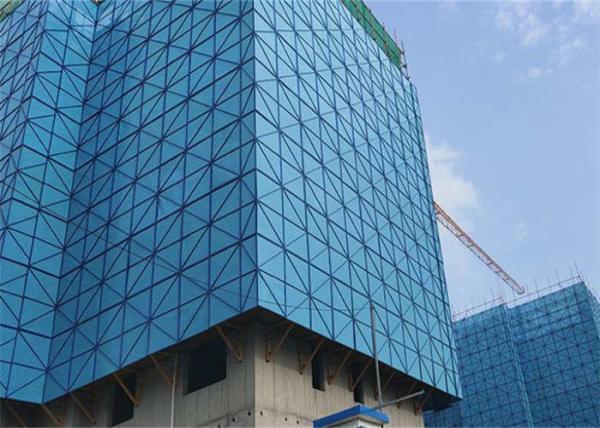 Steel Perforated Movable Safety Screens Construction For Building Site
