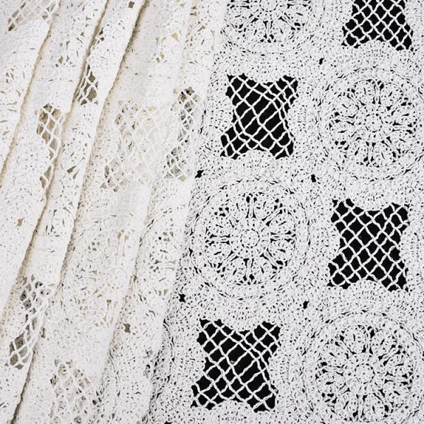 Sleeveless Lace Blouse Jacquard Hollow Embroidered Blouse Casual Women's Wear Lace Fabric