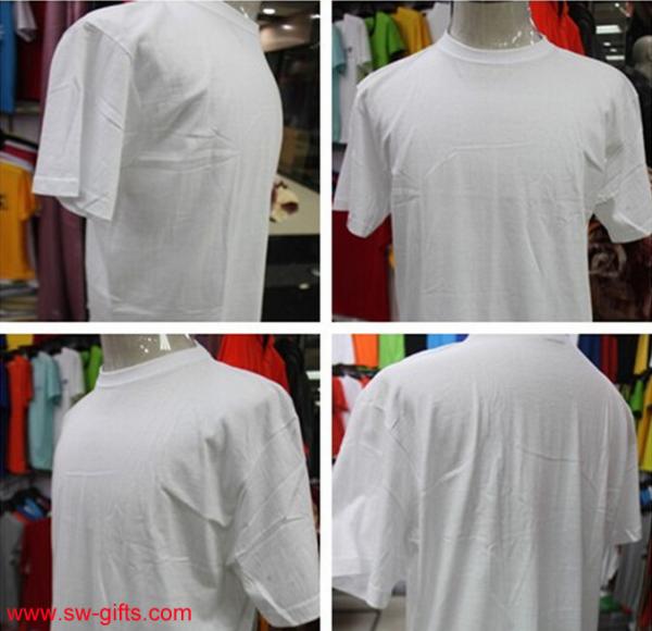 Fashion T Shirts Short Sleeve Round Neck Black White Male t-shirt Top Cotton In Stock