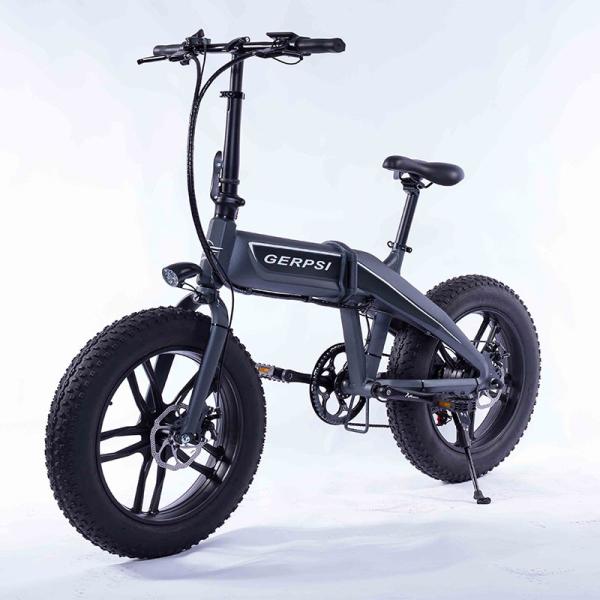 20 Inch Folding Fat Tire Electric Bike With Hidden Battery For Adults