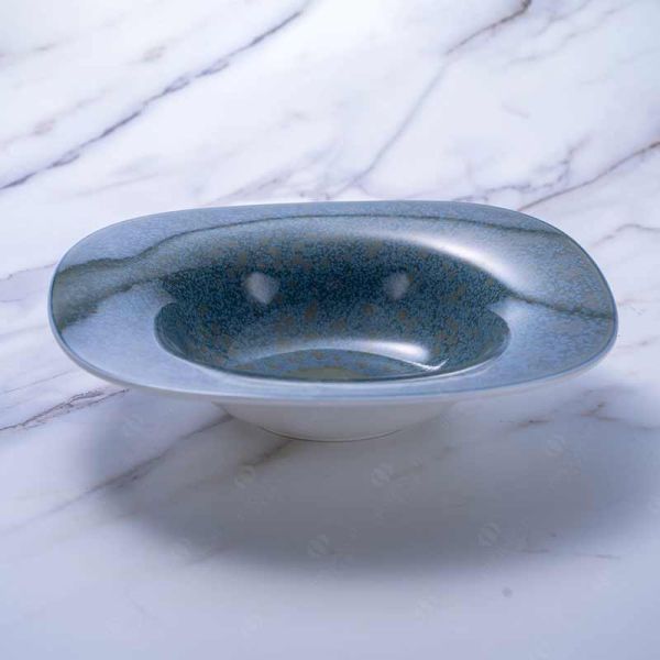 FDA Soup Pasta Serving Plates 9 Inch For Western Dinner