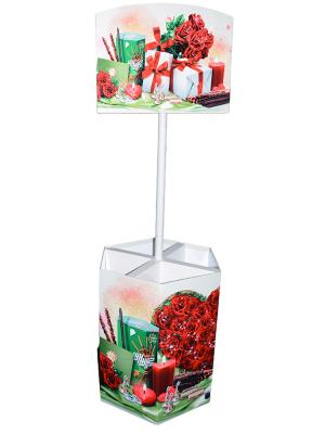 Customized Folding Cardboard Dump Bin For Eye Catching Product Presentation
