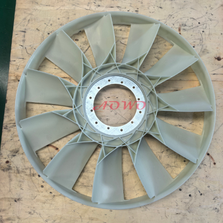 51066010284，OEM Standard Size Aluminium Material Energy Saving Truck Fan Blade for Automotive Cooling System