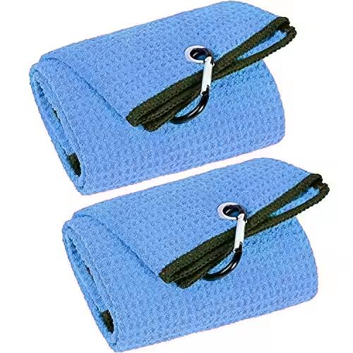 Variété de couleurs de serviette de golf en microfibre personnalisée pour des produits légers et durables