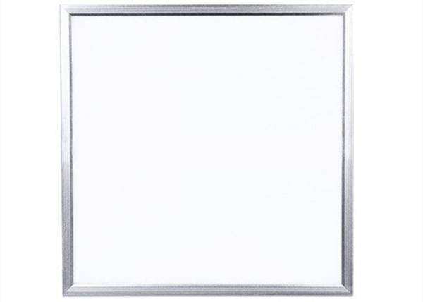 Dimmable 600X600 Flat LED Panel Lights Silver Frame For Indoor Office