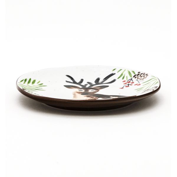 Керамические столовые тарелки набор из 12 6 горячие столовые тарелки набор керамические тарелки животный укладка салат тарелка