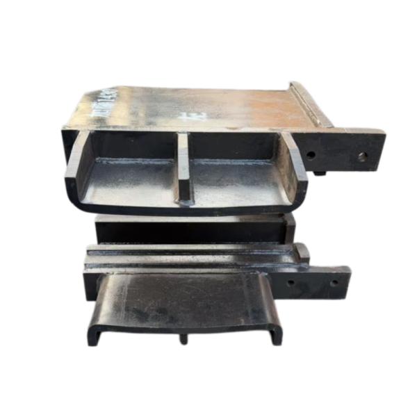 Idler Yoke / Front Fork for Kato HD1430 Excavator Undercarriage Parts，Compatible with Kato HD1430 Excavator Idler Front Fork, Jaw Bracket, Undercarriage Components Including Four Wheels and One Track