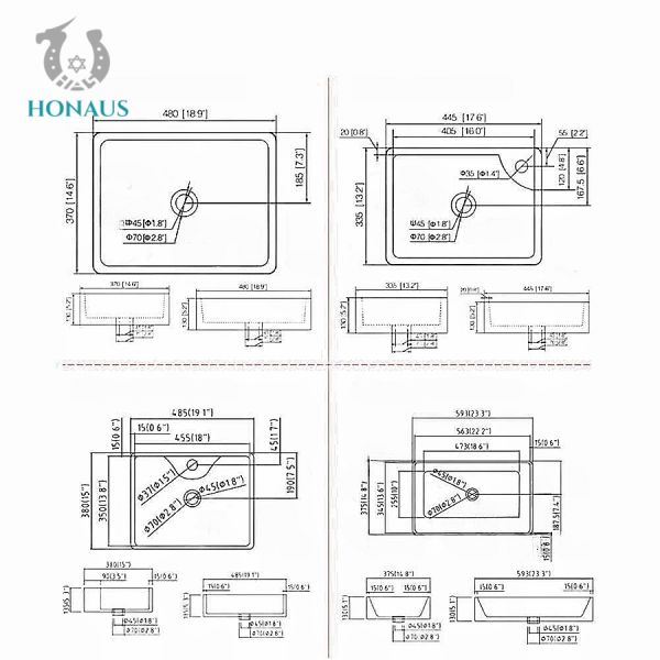 CUPC Approved Parryware Counter Top Wash Basin