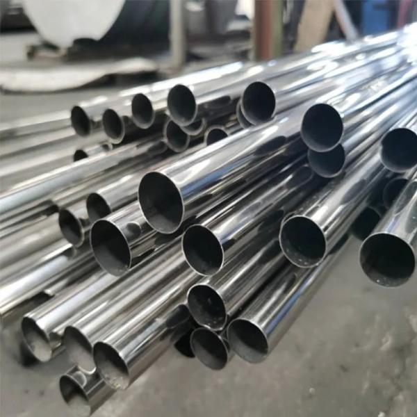 Decorative Welded Stainless Steel Round Pipe SUS201 304L 316 6000mm