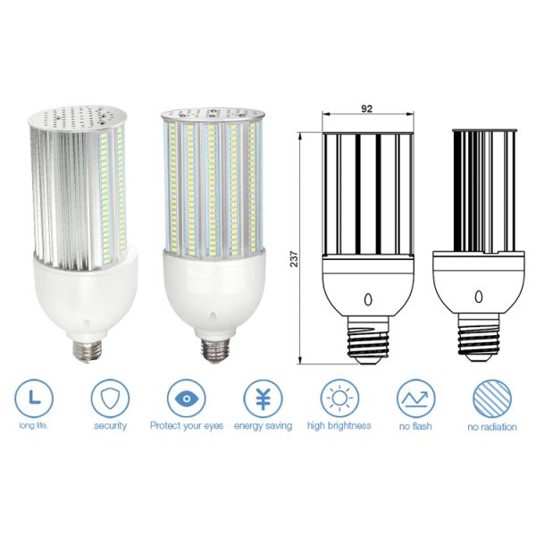 180 Degree Led Corn Bulb E27 36w / Street Lighting Retrofit 120Lm/W For Outdoor