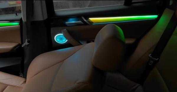 Ambient lights Streamer dynamic+Four-door alto for BMW X3/X4(2012-2017)