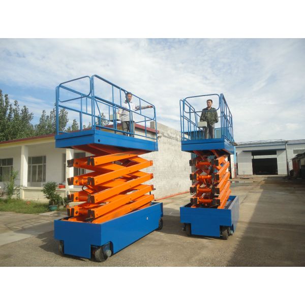 Воздушные работы Гидравлические ножницы Подъемная тележка Уборка здания Самоход 1 тонна