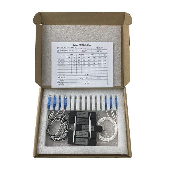 1x2 Channel Wavelength Division Multiplexer FWDM Splitter SC UPC