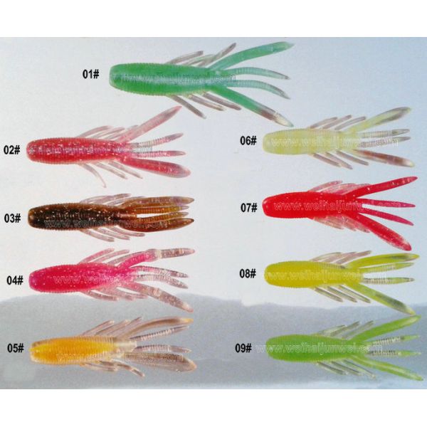 New design best sale 7.3g 7.5cm artifical soft fishing lure
