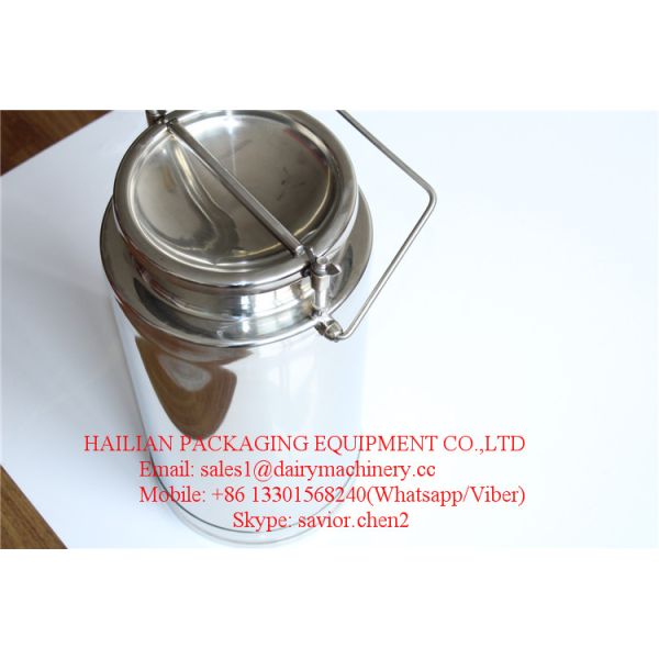 SS304 Milk Cans , 20L Milk Bucket For Milk Transportation and Storage