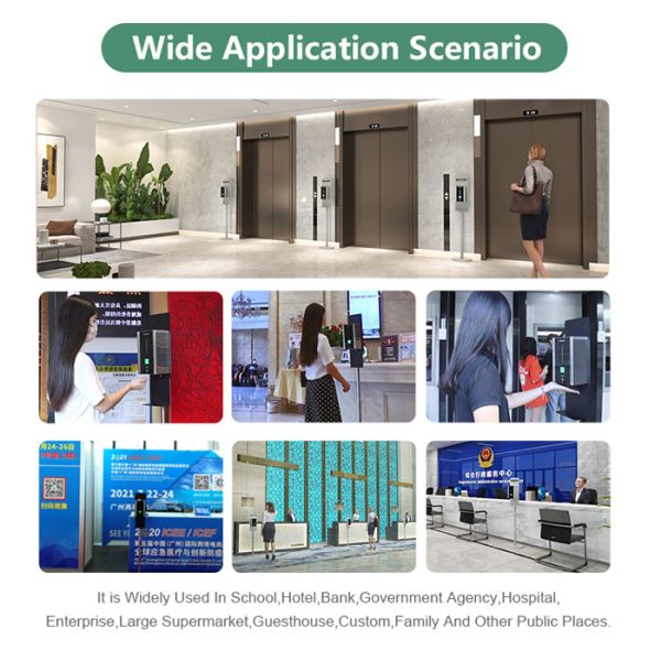 Distribuidor do sabão da mão do quiosque 1L do varredor do sensor de temperatura