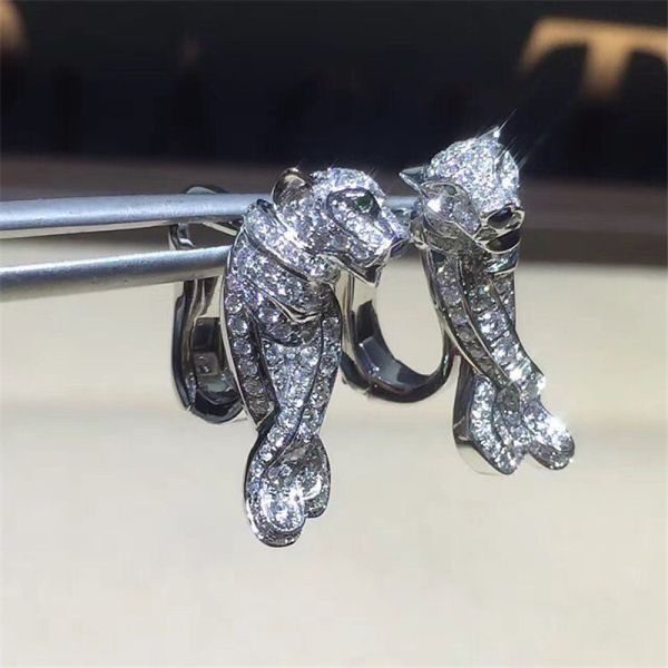 C leopard Earrings  18k gold  white gold yellow gold rose gold bracelet  Jewelry factory in Shenzhen, China