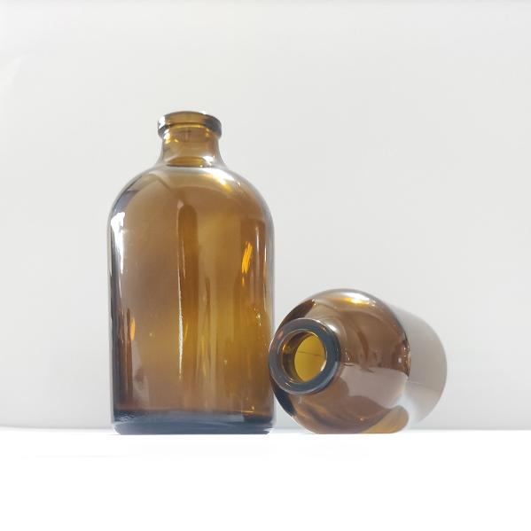30ml 50ml 100ml Antibiotic Sterile Empty Glass Vials Amber Clear Injection Glass Bottle