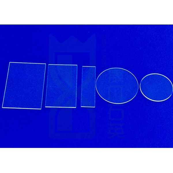 2.2g / Cm3 Quartz Fused Silica Plate Transparent Uv High Transmittance