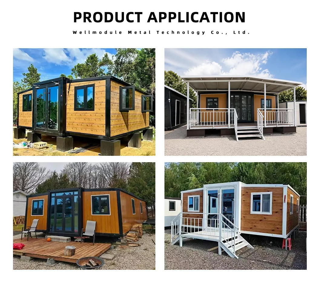 Expandable Container House Portable Modular Building for Temporary Accommodation