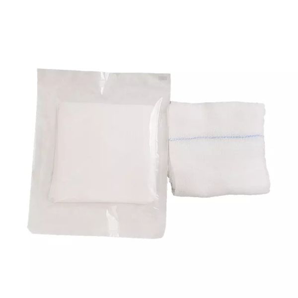 Medical Gauze Pad X-Ray Detectable 8ply 100% Cotton Gauze Swabs 10cm X 10cm