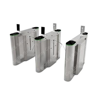 Face Recognition Flap Turnstile Gate Smart Card Reader Bi Direction