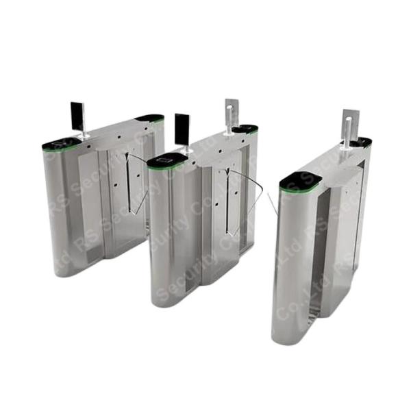 Face Recognition Flap Turnstile Gate Smart Card Reader Bi Direction