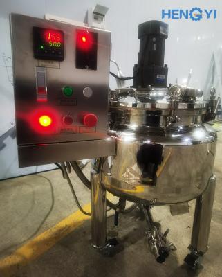Tanque de mezcla emulsionante de acero inoxidable de 50L con homogeneizador de alto cizallamiento