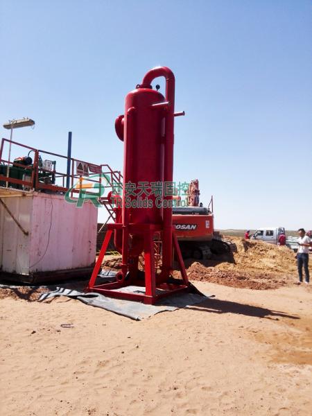 DN100mm–DN125mm Mud Gas Separator For Drilling H₂S Removal Blowout Prevention