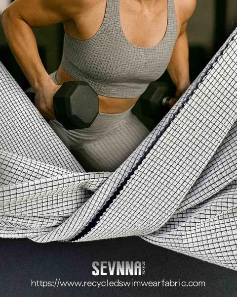 Durable Yoga Wear Fabric Stretching Anti Odor Warp Knit 4 Way Stretch