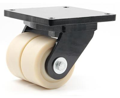 3000kg 6 Inch Heavy Duty Casters Double Wheel Castors Aging Resistance