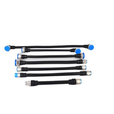 1 m RF jumper cable n male to n male right angle connector with 1/2 flexible cable