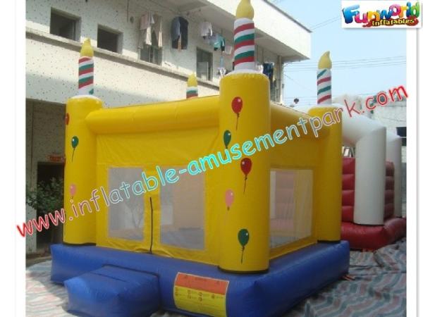 Small Dolphin Commercial Bouncy Castles , Inflatable Jumping House