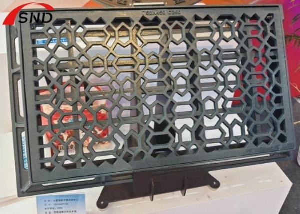 Artistic Drainage Grate Made Of Ductile Iron Load Bearing Grade C250