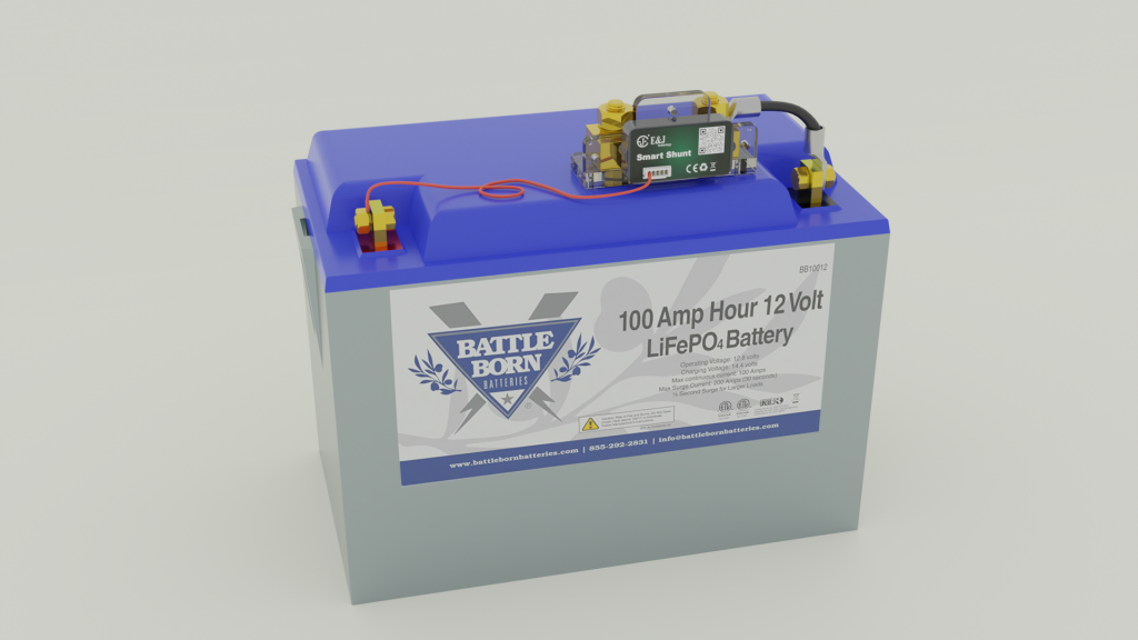 500A BT Smart Shunt Current Battery Monitor For Lithium Batteries 8-80V For Battery Pack Use