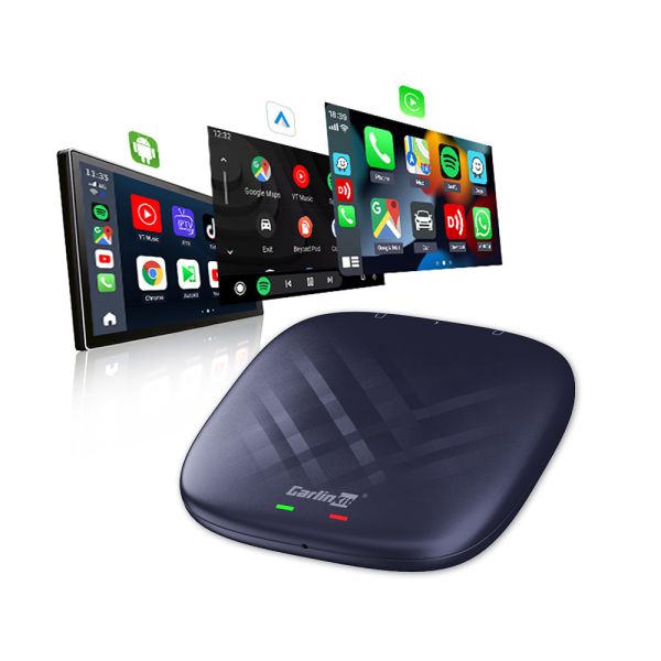 Seamless Wireless Adapter CarPlay Tbox Plus 8G + 128G Carplay Ai Box Android 13 System   TV Box 1080p UK EU US