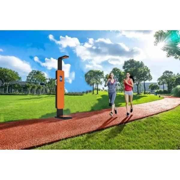 7 LCD Screen Outdoor Health Fat Check-up Machine with Water-proof Design and GW 93kg