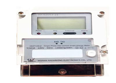 Uma comunicação esperta do PLC RS485 dos fios da fase monofásica dois de medidores bondes do sistema do Amr DLMS