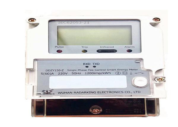 AMR DLMS System Smart Electric Meters Single Phase Two Wires PLC RS485 Communication