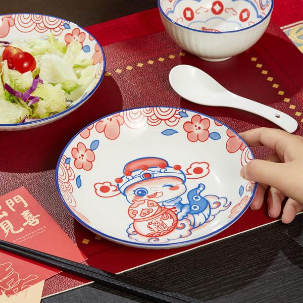 Ready To Ship In Stock 16 Pieces Ceramic Dinnerware Sets Craftsmanship On-glazed Under Glazed Pigmented
