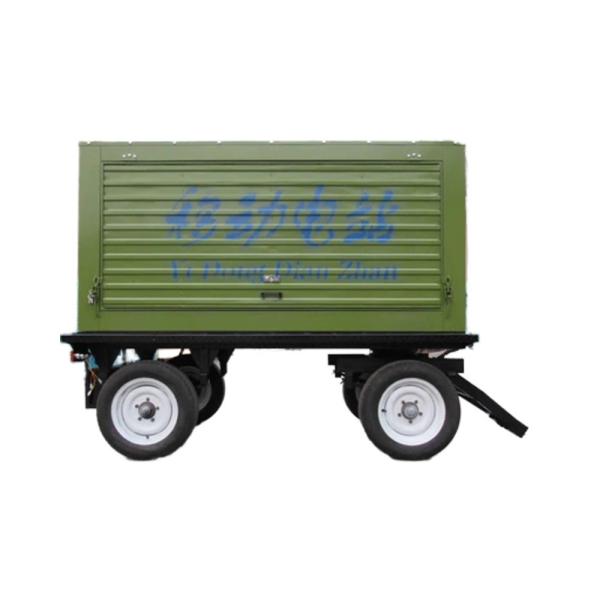 40kw 50kw 60kw Mobile Trailer Generator 80kw 1800RPM Cummins 100kw Diesel Generator