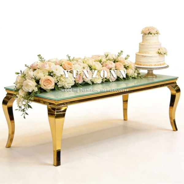 Modern Stainless Steel Tempered Glass Durable Coffee Table Simple Design Center Piece Living Room Wedding Home Furniture