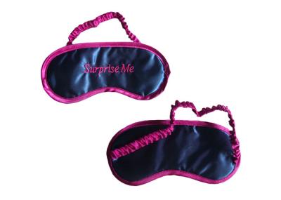 Bright Color Sleep Blindfold Eyemask With Embroidery Logo Foldable With A Pouch