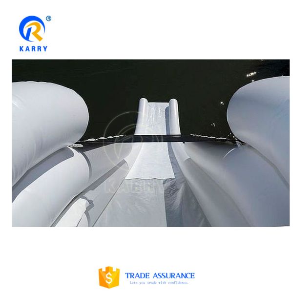 0.55mm PVC Tarpaulin Thread Accessories Included Large Inflatable Yacht Slide with Pool