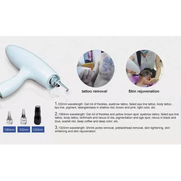 Medical 1064nm Q Switch Nd Yag Laser Machine Tattoo Removal