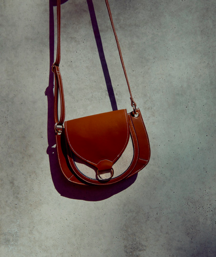 35cm 15cm Female Crossbody Bag PU Vintage Leather Saddle Bag