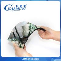 Écran d'affichage à LED à couleur réelle à l'intérieur P3 P4 Module doux courbé flexible pour l'utilisation de colonnes cylindriques