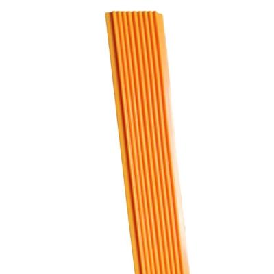 Orange Yellow PE Profile Recyclable Plastic Door Edge Trim Profiles Customized